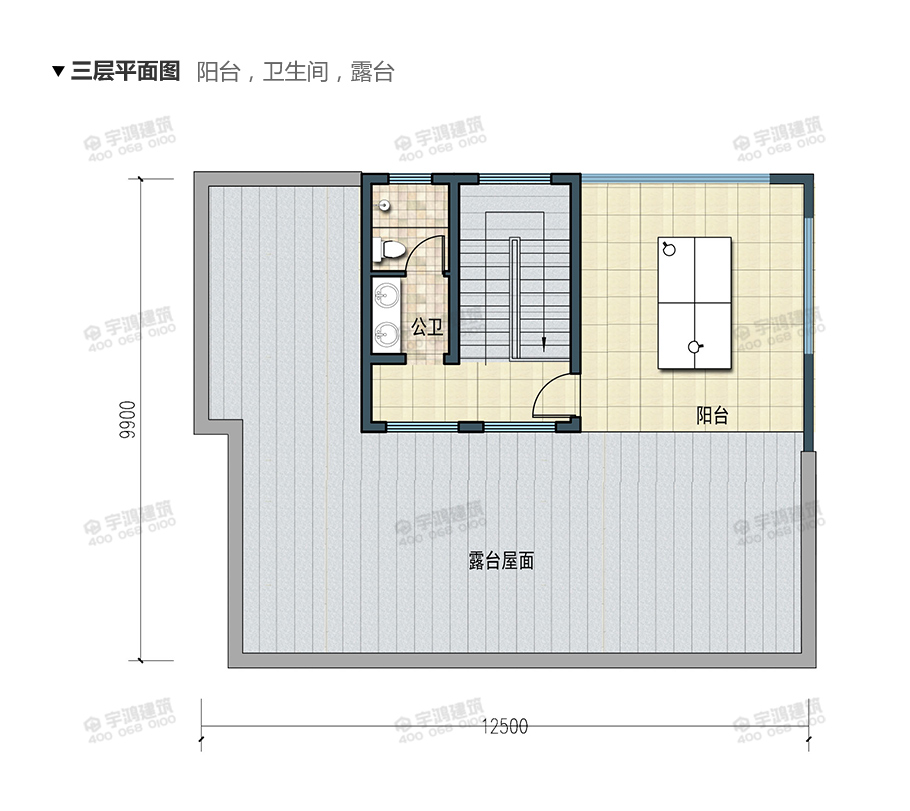 18x14米現(xiàn)代風農村別墅設計圖紙