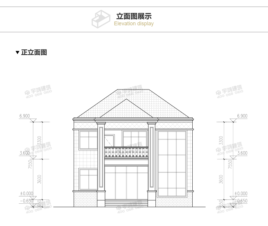 漂亮126平鄉(xiāng)村復(fù)式小洋樓設(shè)計(jì)圖紙