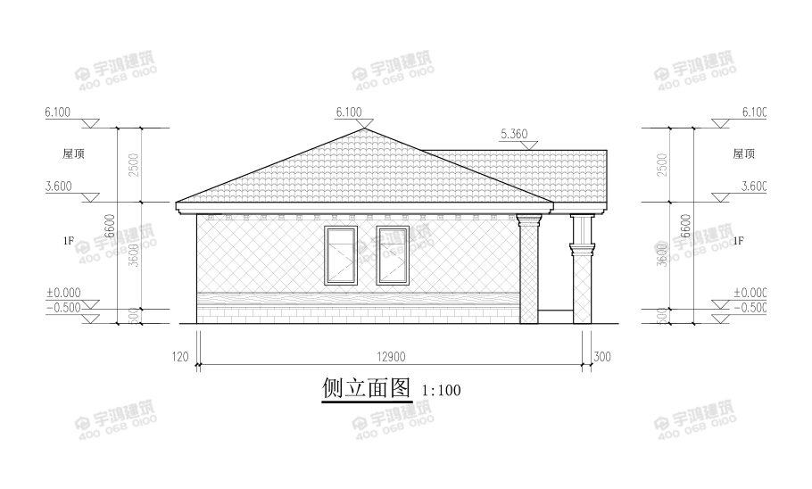 12萬(wàn)精致農(nóng)村一層平房設(shè)計(jì)圖，簡(jiǎn)單時(shí)尚實(shí)用